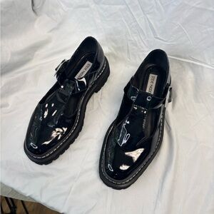 Steve Madden Glossy Black Men's Loafers